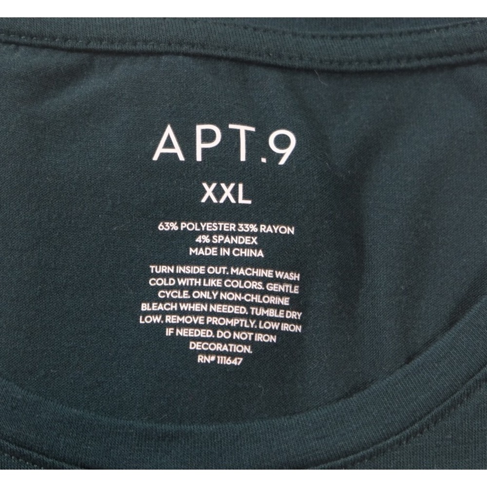 Apt 9 Graphic Tee Womens XXL Green Camping Is My Happy Place Short Sleeve Top - Picture 6 of 6